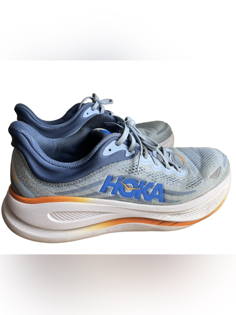 Hoka One One Bondi 9 Running Shoes Mens Size 10.5 D Walking Drizzle Downpour